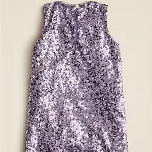 J. Crew - Size 6 - Girls Sequined Shift Dress - Lilac/Purple - NWT